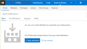 VSTS New Build