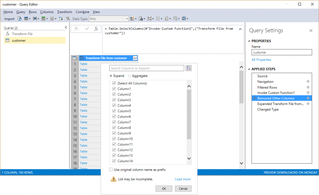 Optimizing Source Query