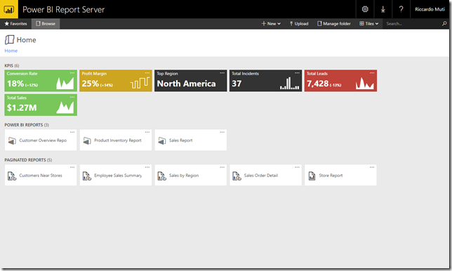 PBI RS Portal