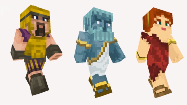 minecraft greek mythology mashup