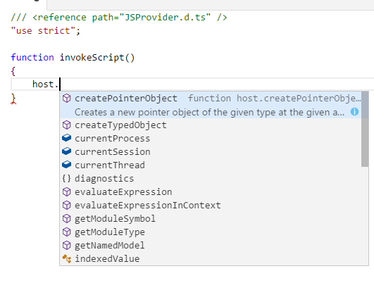 intellisense