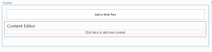 Display the Header Web Part Zone