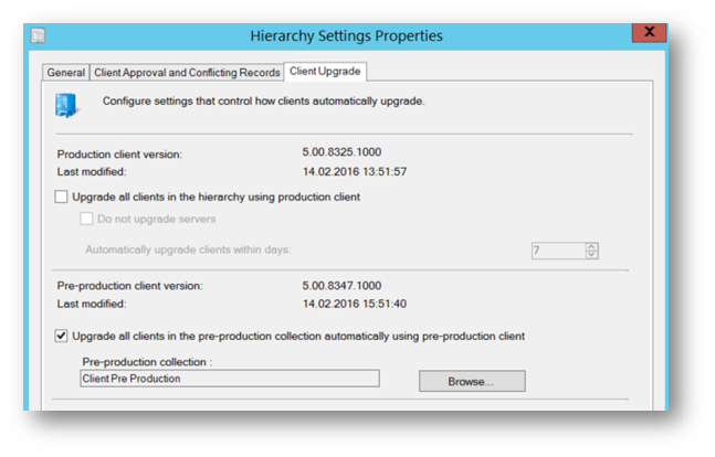 SCCM Current Branch Agent Update