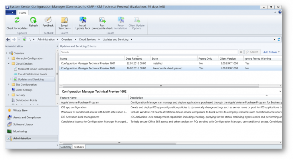 SCCM Update and Servicing