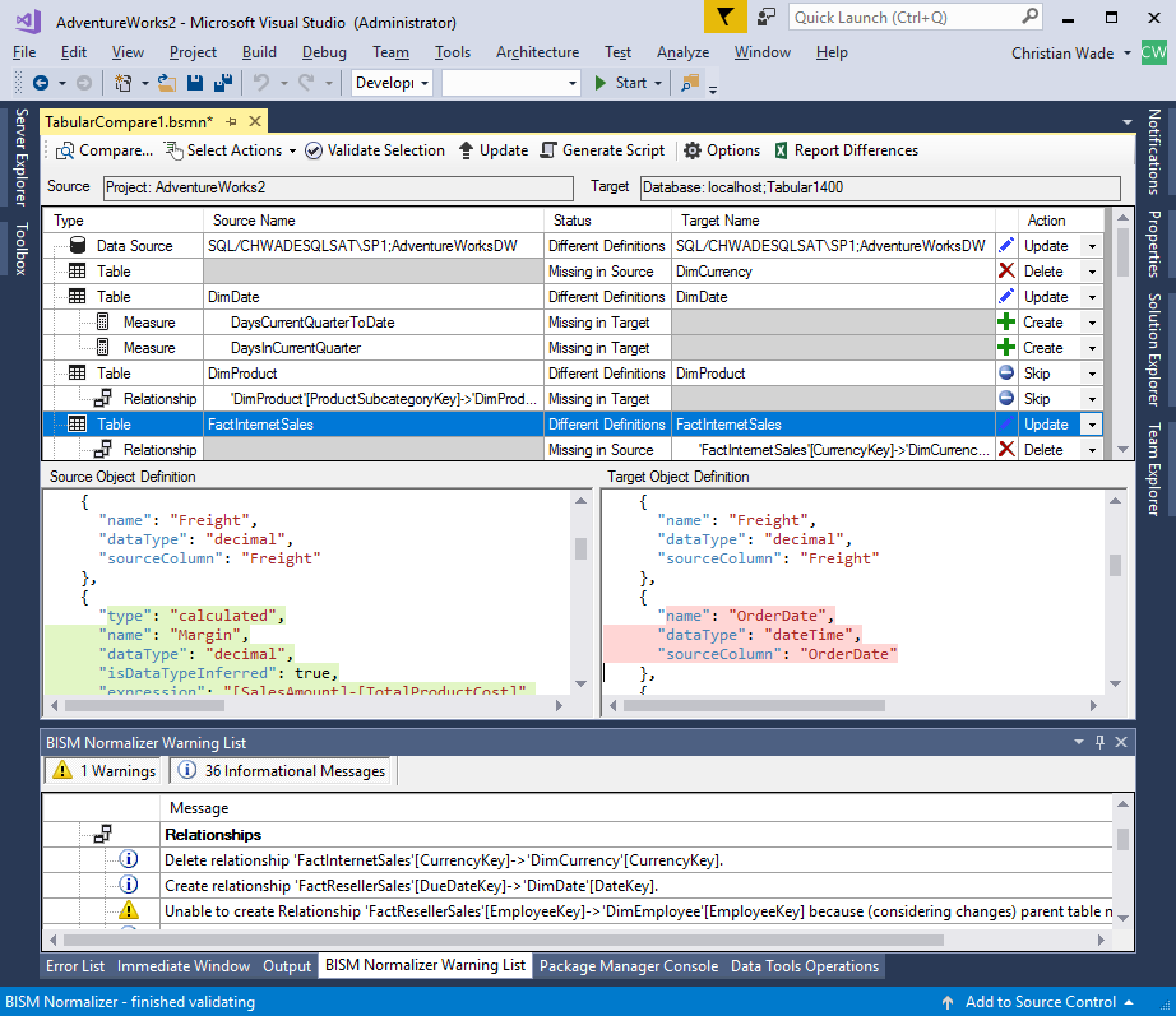 Schema-Diff