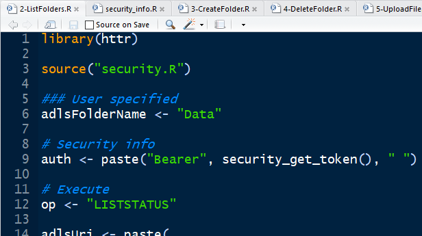 Review file system R script structure in R Studio