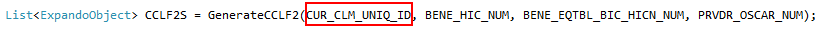 sdfg code fragment that shows the categorical value list extracted from the results of a previous file generation call being passed to a subsequent file generation call, to be used as the allowable value list for a categorical field in the new file set.