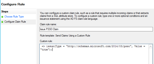 Custom Claims Rules Language example