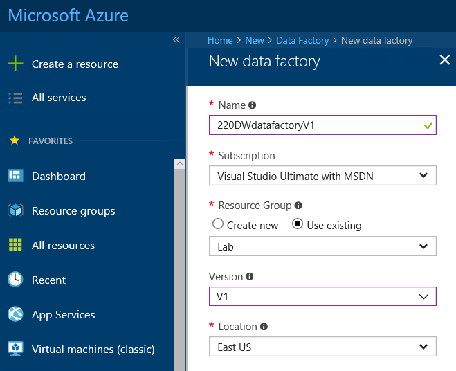 Azure Data Factory