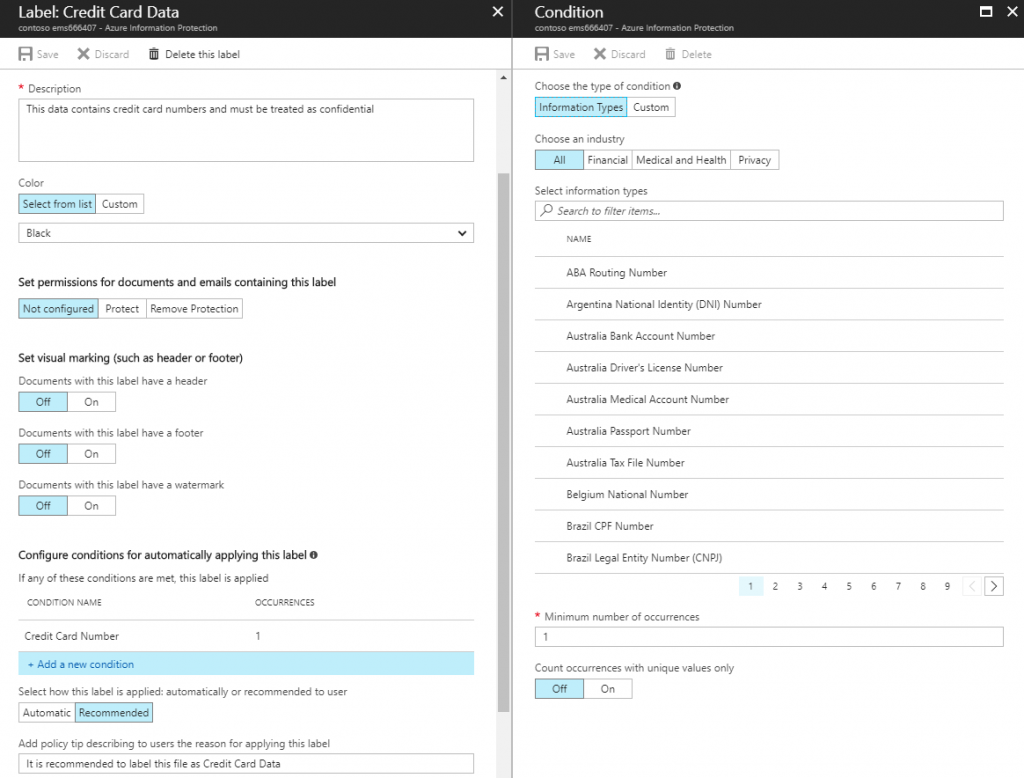 Policy Settings