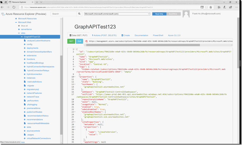 Resource Explorer Config