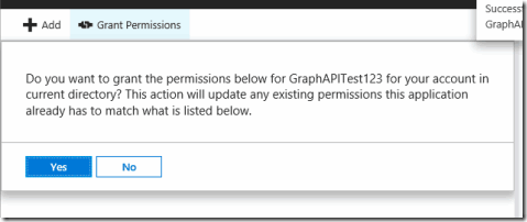 grant permissions