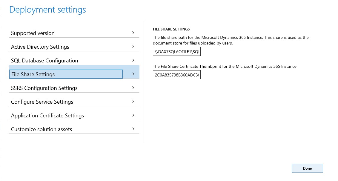 On-premises deployment storage options