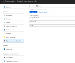 Grupo Dinámico de Azure AD