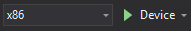 Visual Studio Debug x86 Device