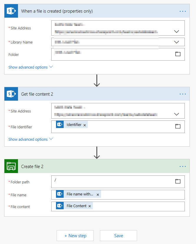 Microsoft Flow SharePoint to PC