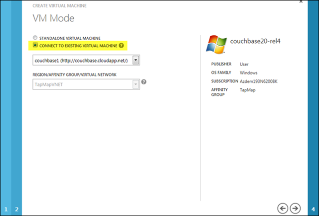 VM Mode for couchbase2 and couchbase3