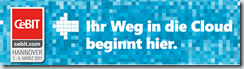 Microsoft auf der CeBIT 2011: "Ihr Weg in die Cloud beginnt hier."