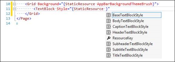 Setting TextBlockStyle to a System style