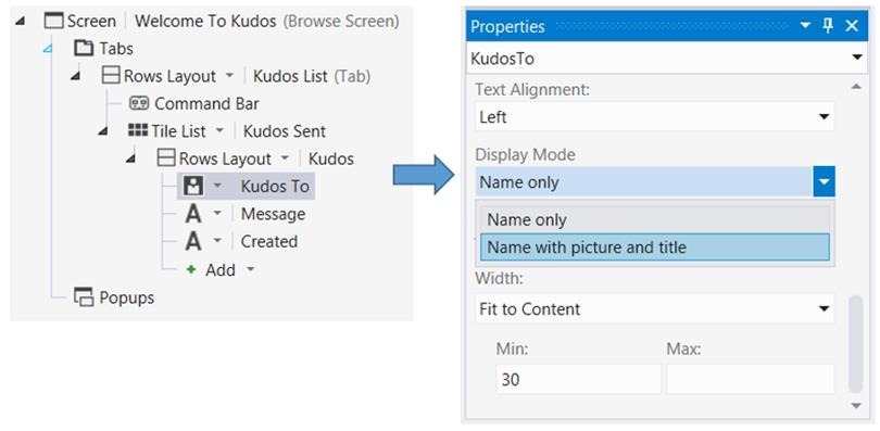 Figure 18. Customize the look-and-feel of a visual control