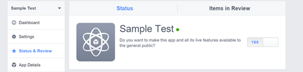 Making a Facebook app public