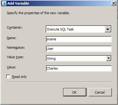 Set variable for sname