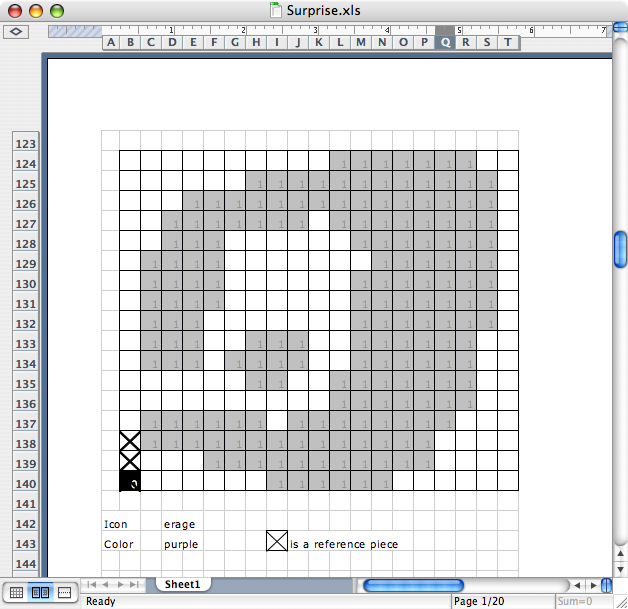 Entourage logo in Excel