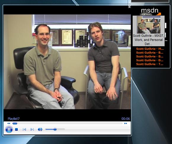 MSDN Video Gadget