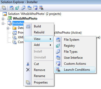 VS2008 Solution Explorer