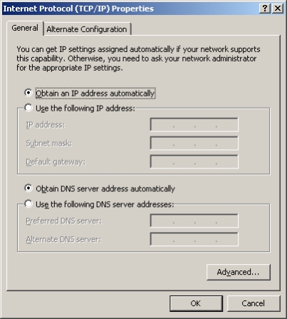 VPC NAT Network TCPIP Properties