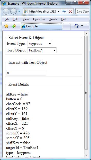 Client Object Window