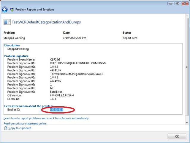 Problem Reports and Solutions - Report Parameters