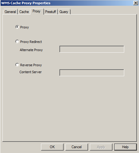 Cache Proxy 3 - Forward Proxy config