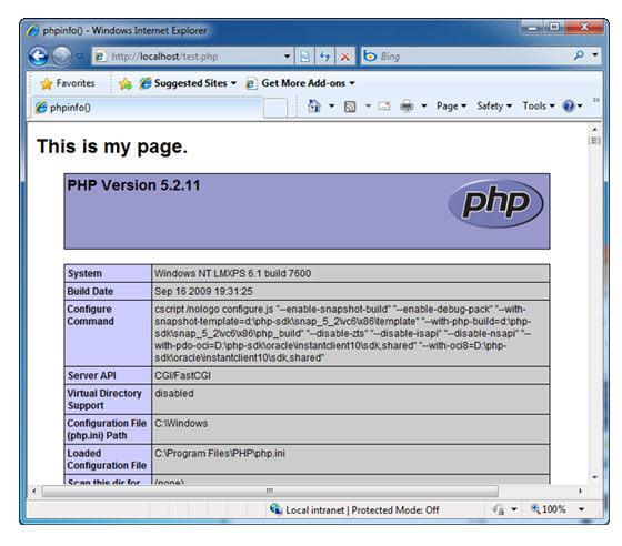 PHP Info