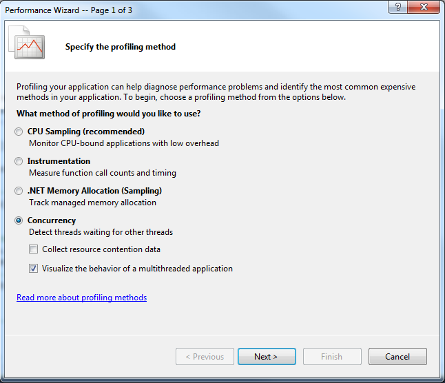 Select Profiling Method