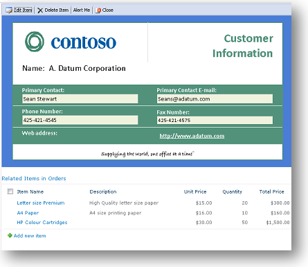 Customers and Related Orders