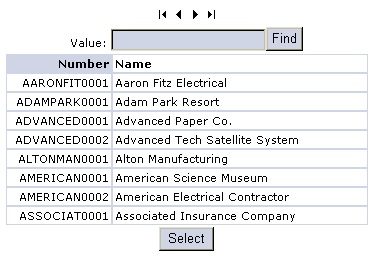 Example Lookup