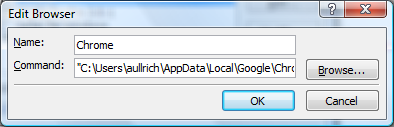 Edit Browser dialog box