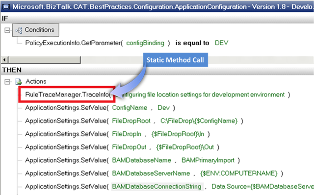 BRE Static Method Call