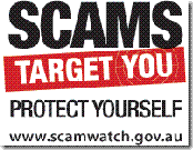 2009 LOGO - SCAMS TARGET YOU