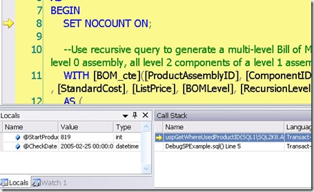 Debugging05 - Locals and Call Stack