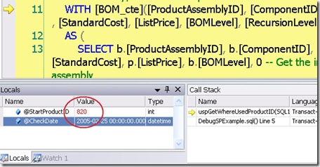 Debugging06 - Changing a local value