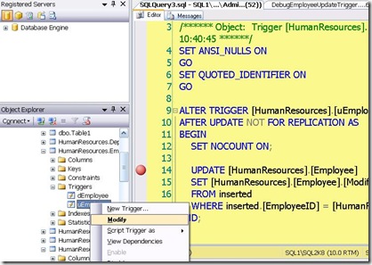 Debugging30 - No good with Modify