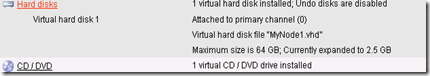 MyNode1 HardDisks