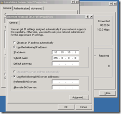 MyNode1 Heartbeat IP