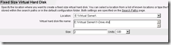 Create Virtual Disk(Y Drive) Details
