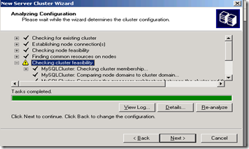 Analyzing Cluster