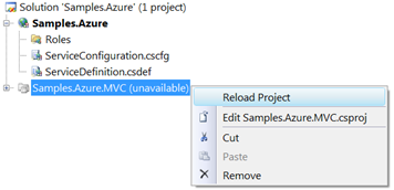 ASP.Net MVC Web Role Windows Azure