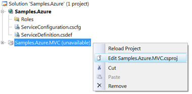 ASP.Net MVC Web Role Windows Azure