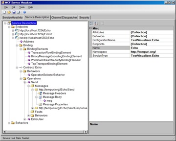 WCF Service Visualizer